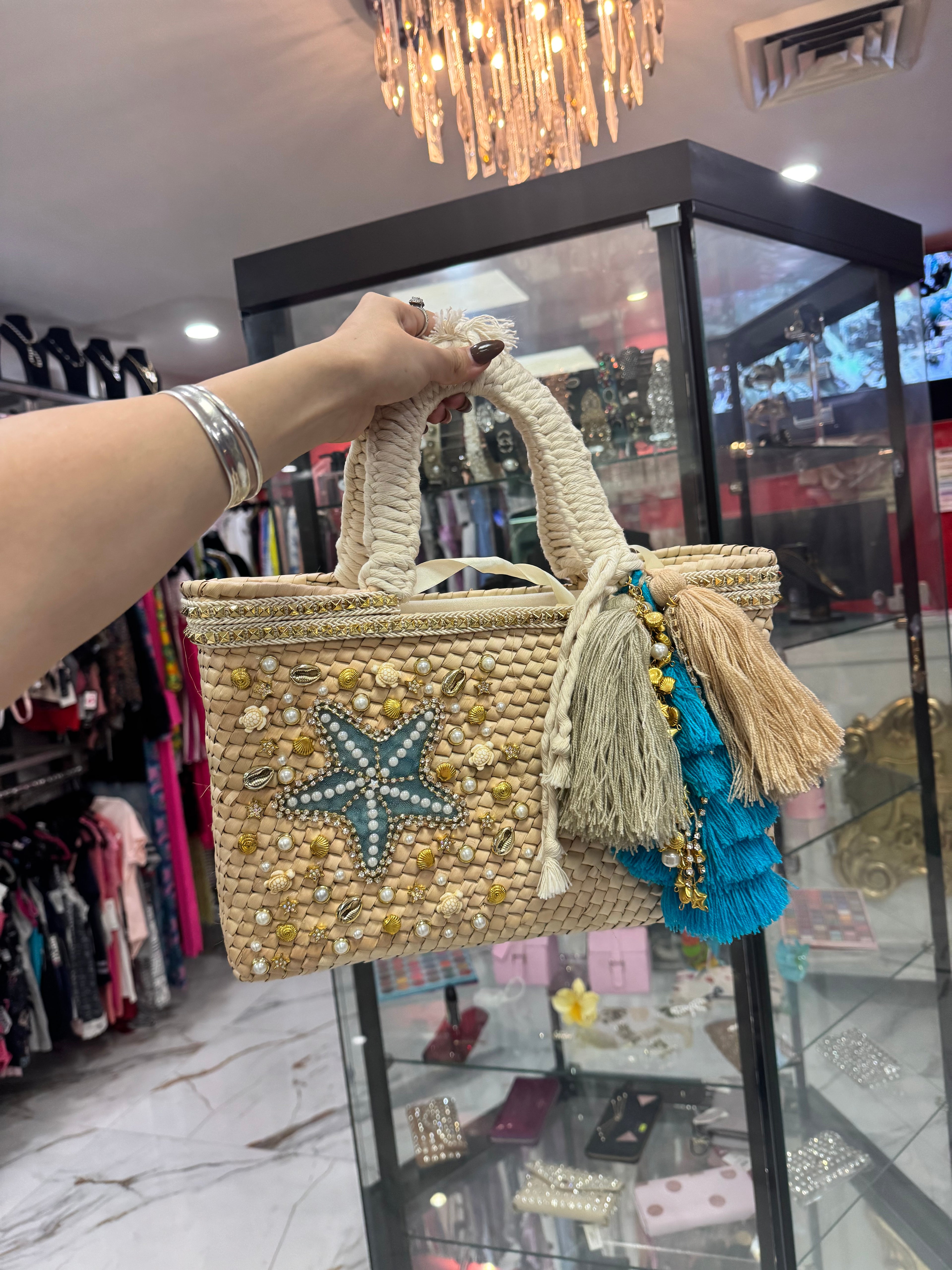 Ocean blue bag