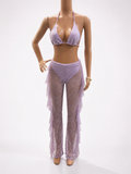 Set Leopardo Morado