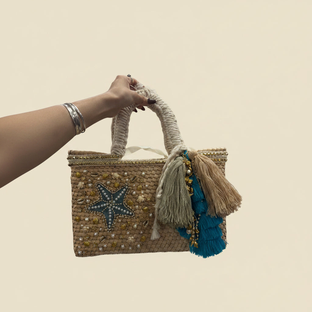 Ocean blue bag