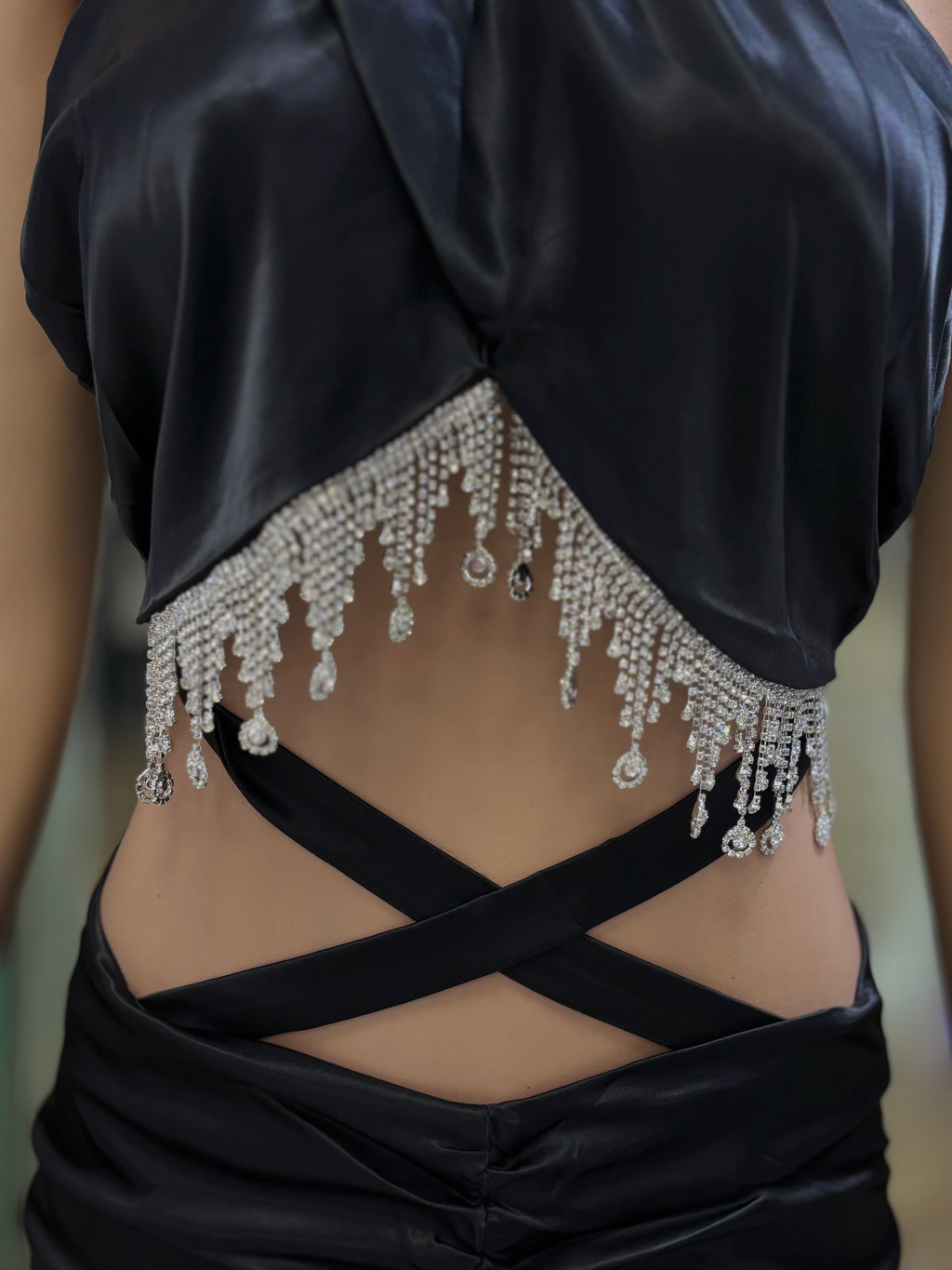 Vestido Diamante Negro
