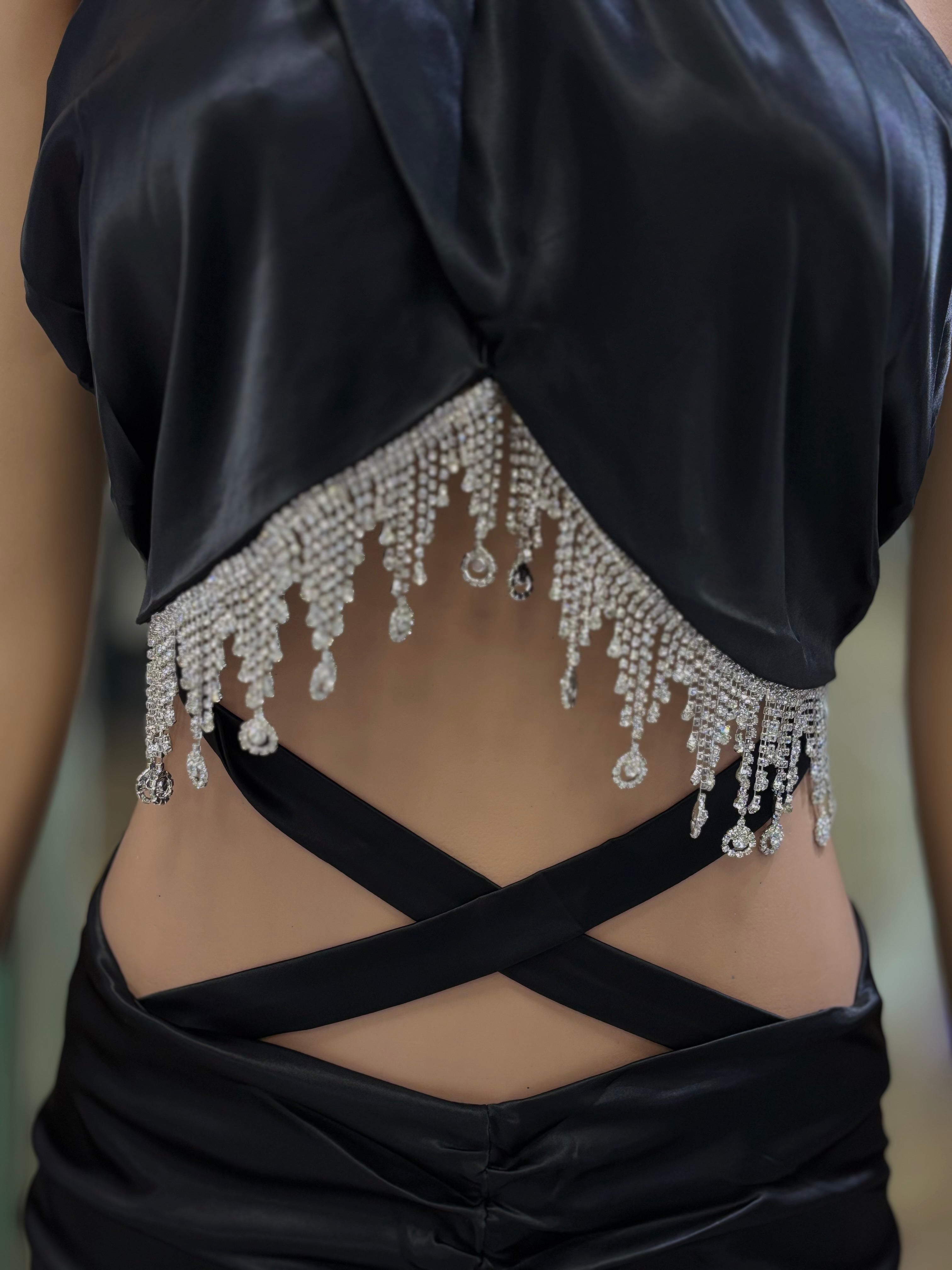 Vestido Diamante Negro