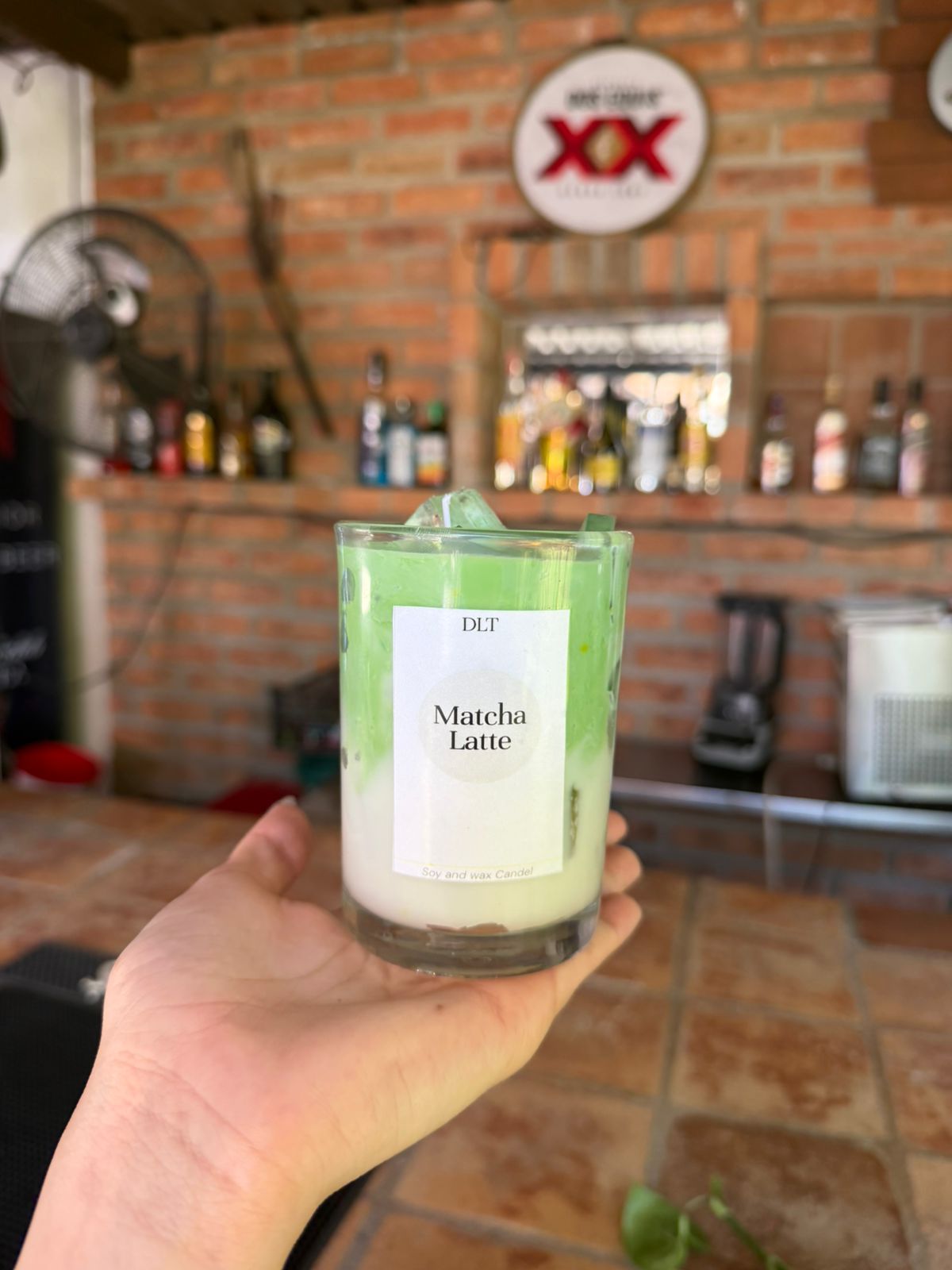 Matcha candle